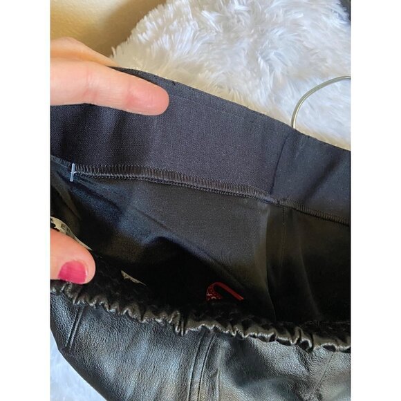 Spanx Faux Leather Joggers Sz Small Black NWT - Picture 7 of 12